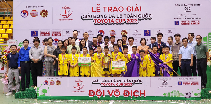 Giải Bóng đá U9 toàn quốc Toyota Cup 2023 để lại nhiều ấn tượng tốt đẹp